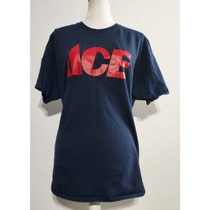 Ace Hardware T Shirt Hymans Indiana Advertising Logo Graphic Tee Double Hit 1927